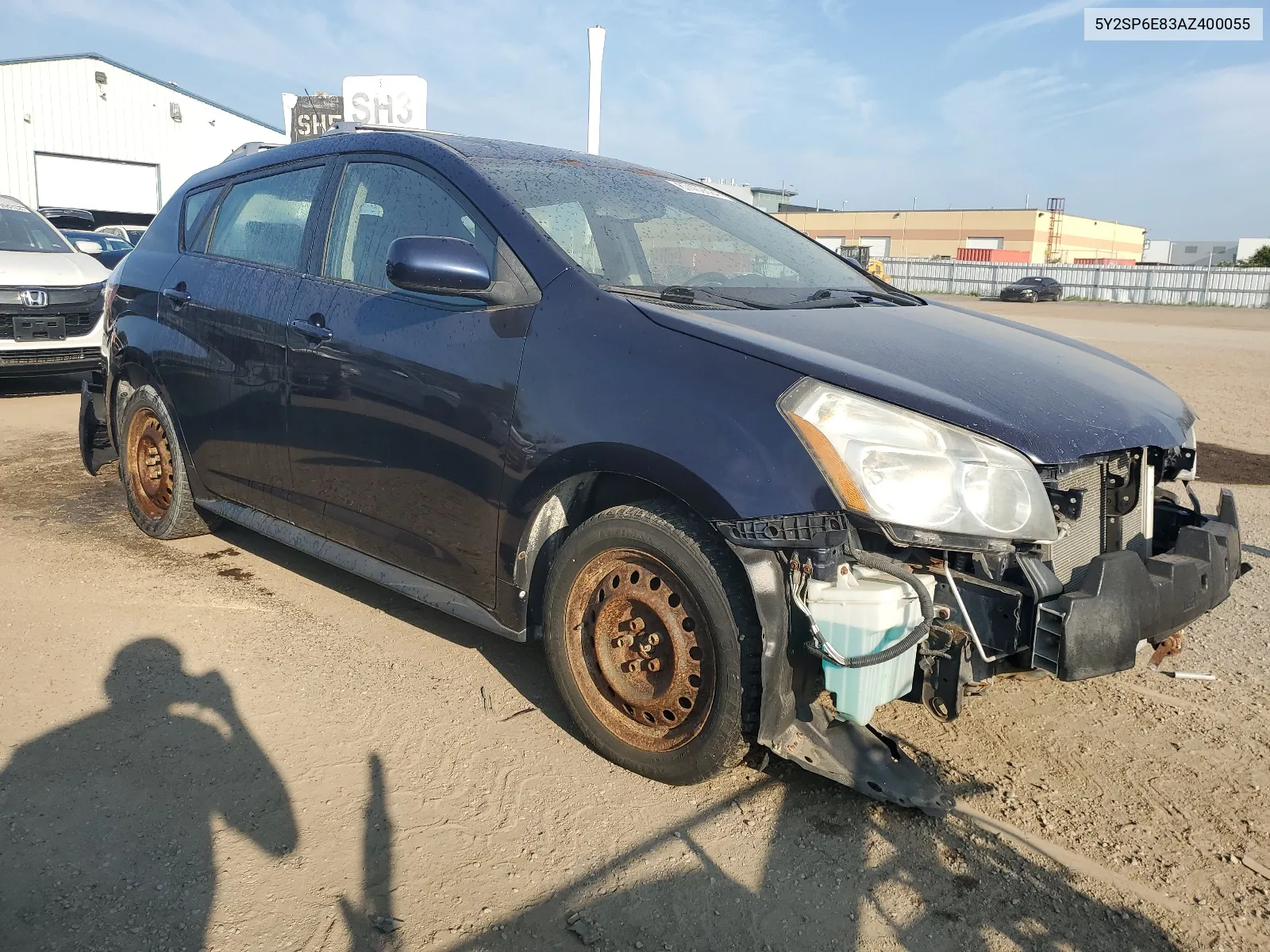 2010 Pontiac Vibe VIN: 5Y2SP6E83AZ400055 Lot: 67409394