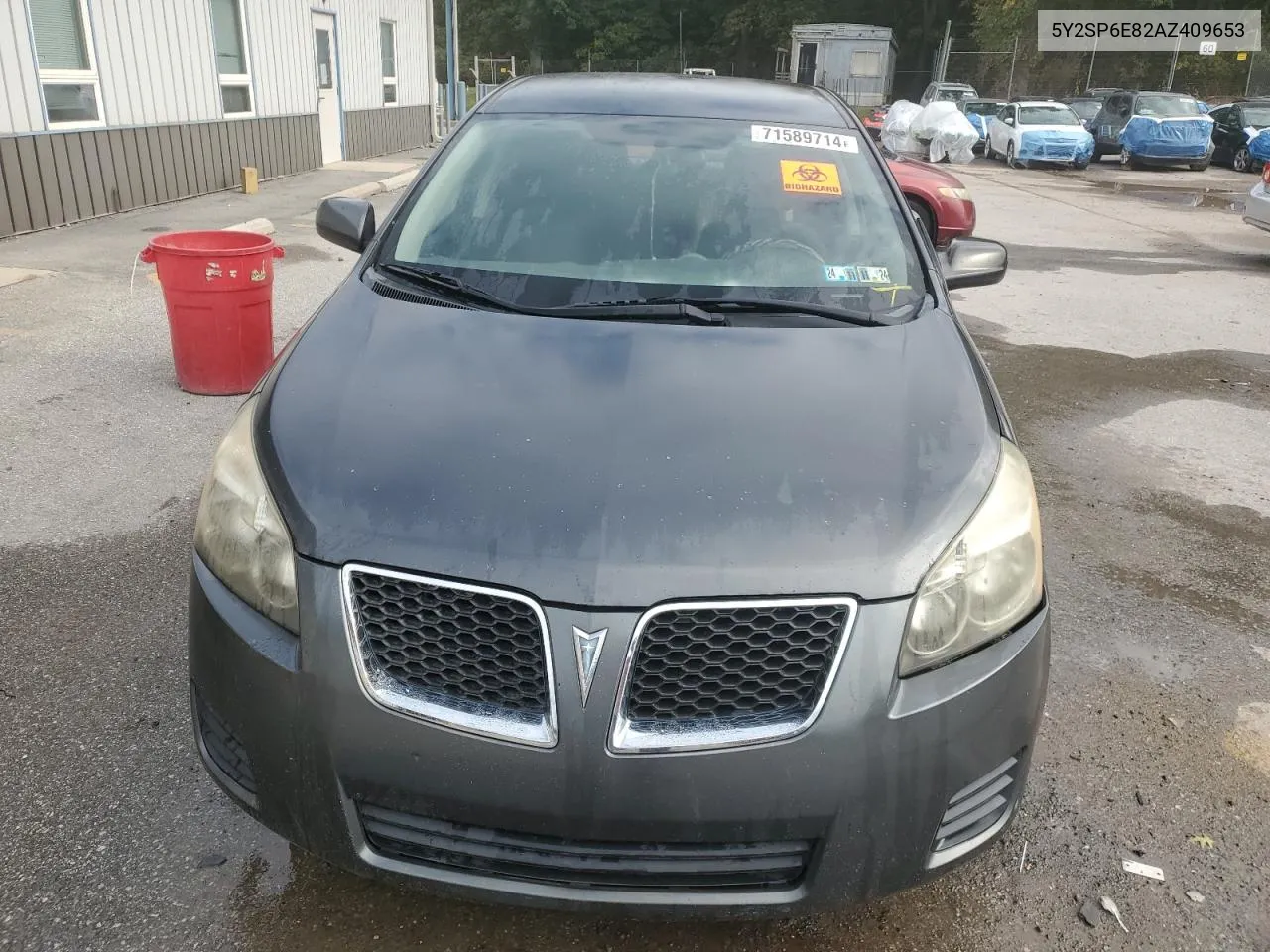 2010 Pontiac Vibe VIN: 5Y2SP6E82AZ409653 Lot: 71589714