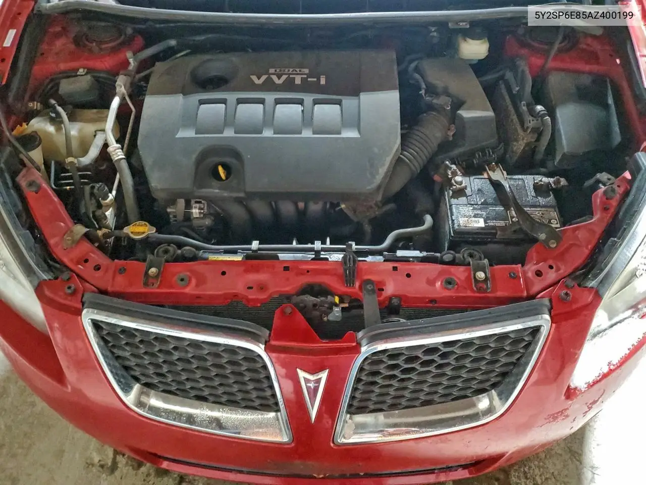 5Y2SP6E85AZ400199 2010 Pontiac Vibe