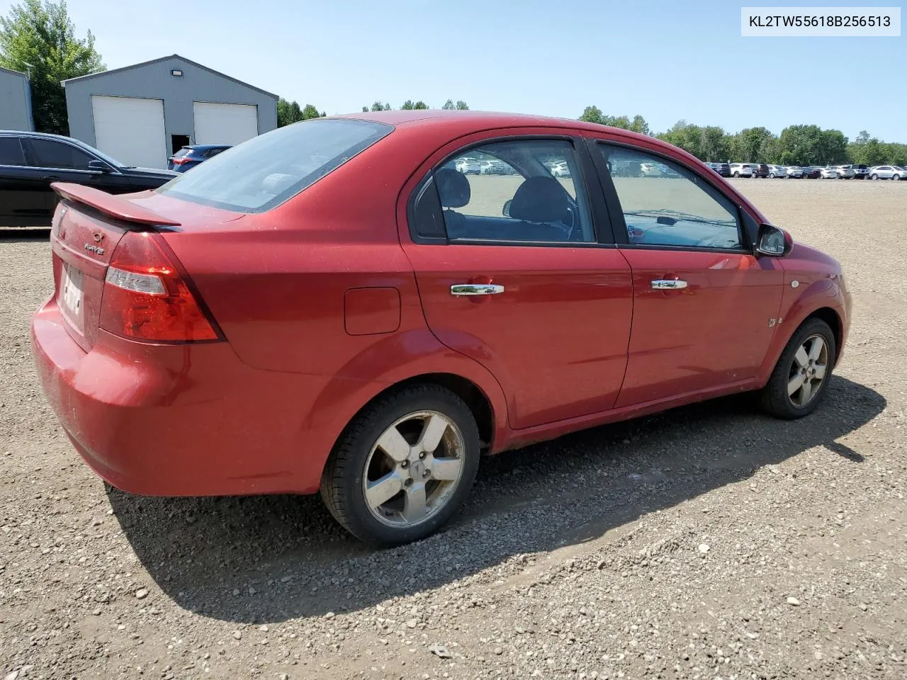 2008 Pontiac Wave Se VIN: KL2TW55618B256513 Lot: 64136024