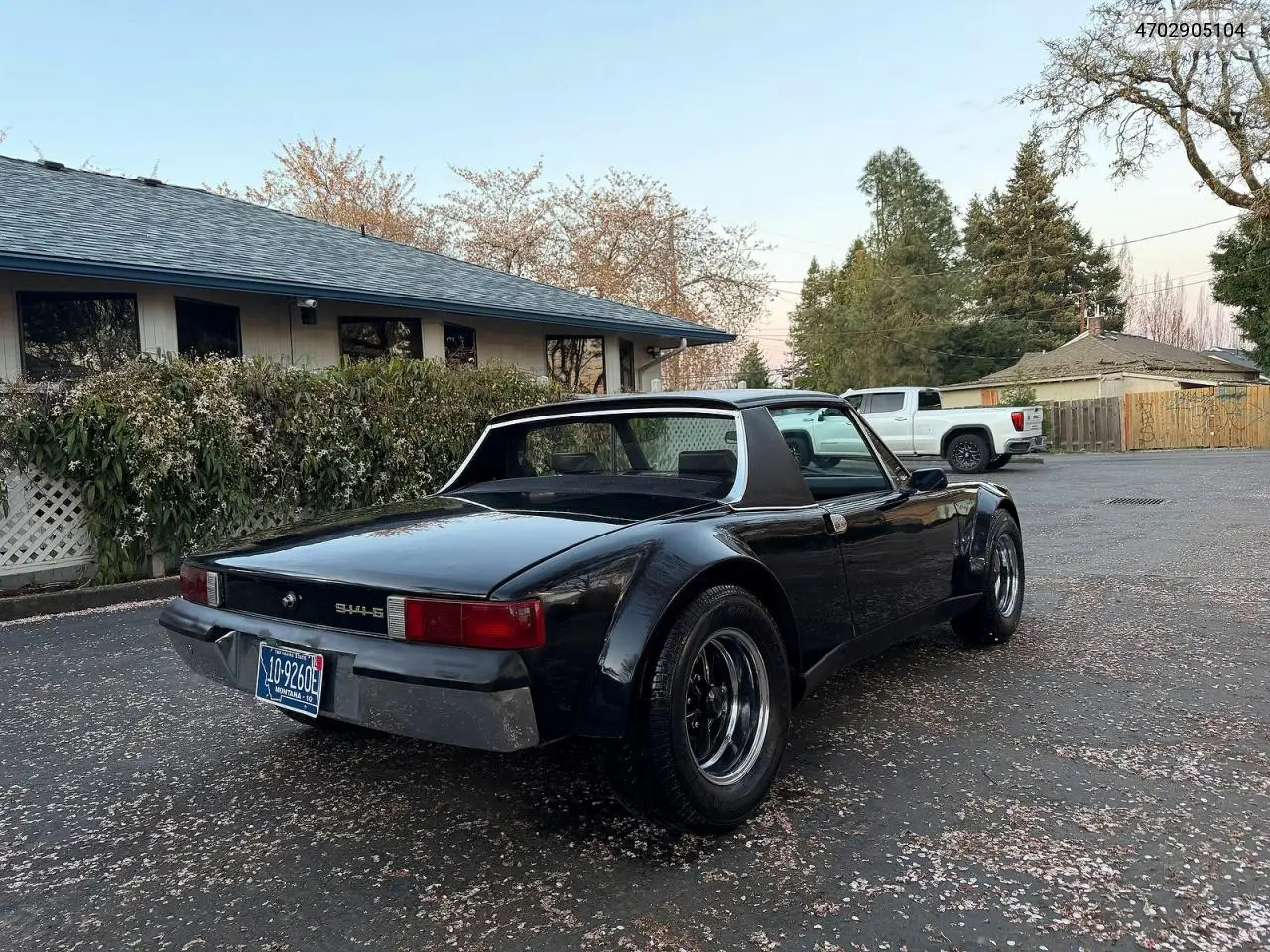 1970 Porsche 914 T-Top VIN: 4702905104 Lot: 49009196