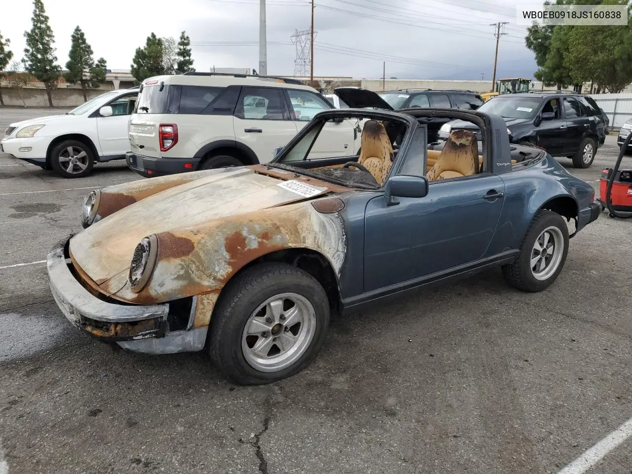 WB0EB0918JS160838 1988 Porsche 911 Targa