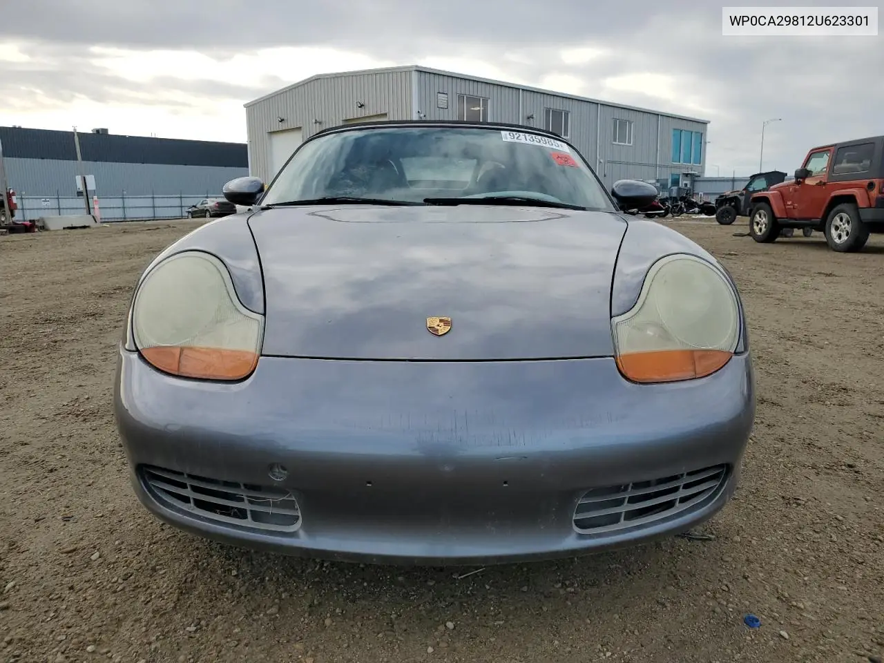WP0CA29812U623301 2002 Porsche Boxster