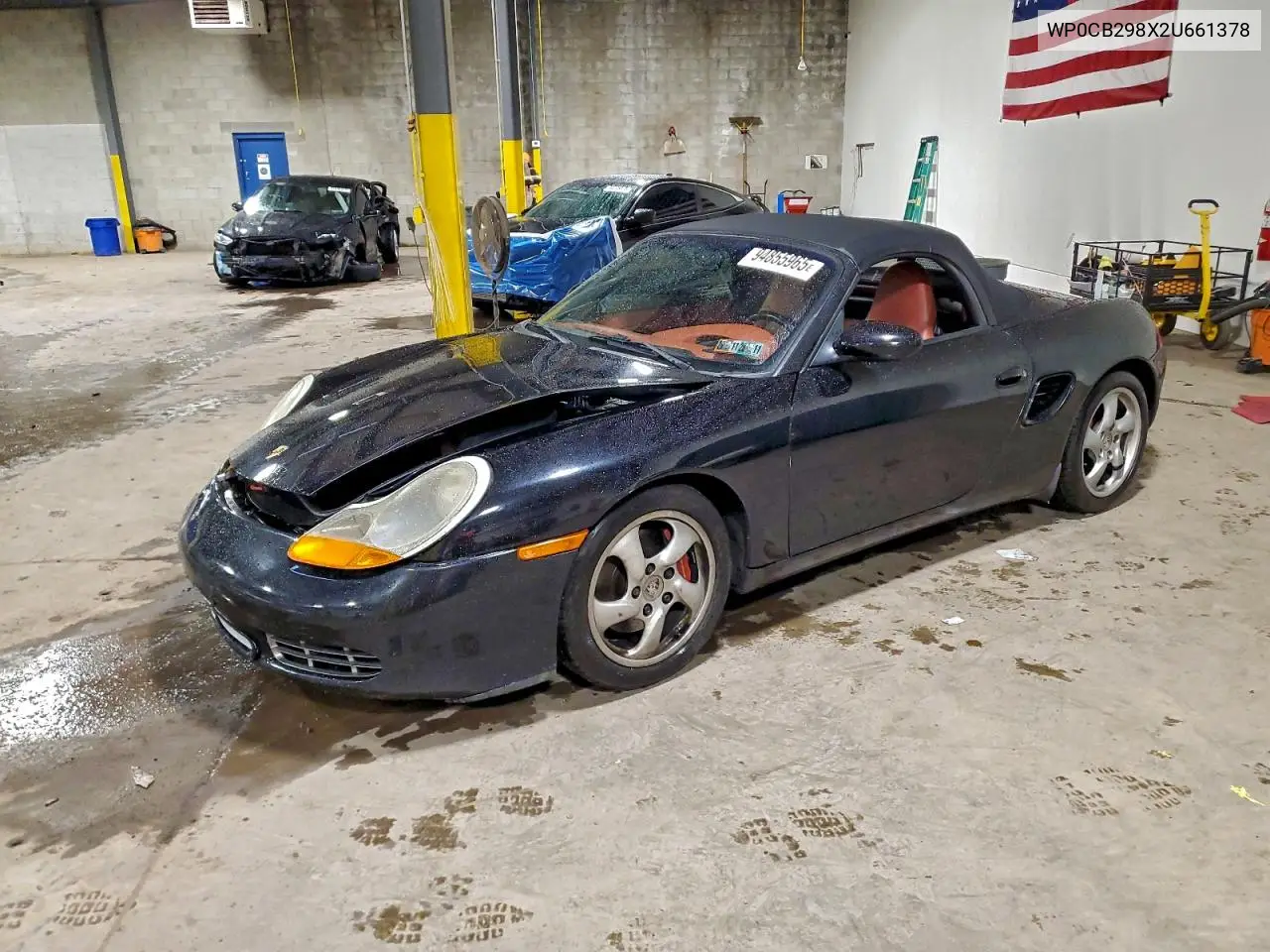 WP0CB298X2U661378 2002 Porsche Boxster S