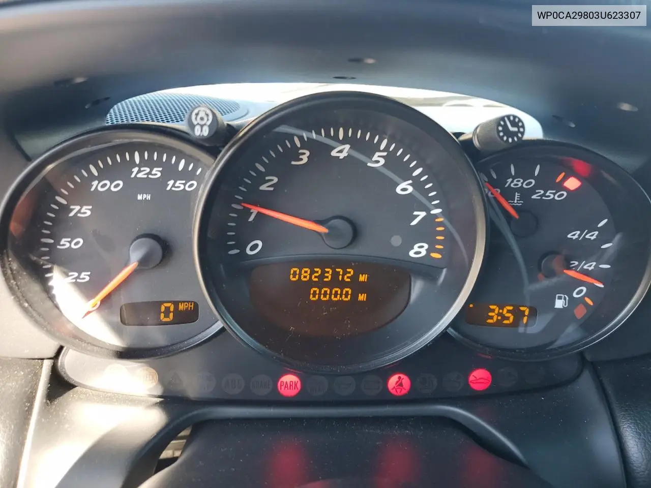 WP0CA29803U623307 2003 Porsche Boxster