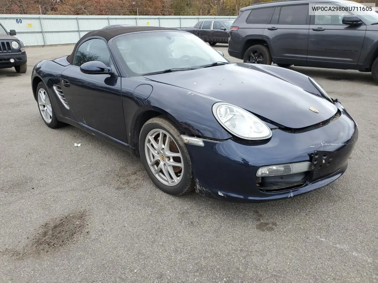 WP0CA29808U711605 2008 Porsche Boxster