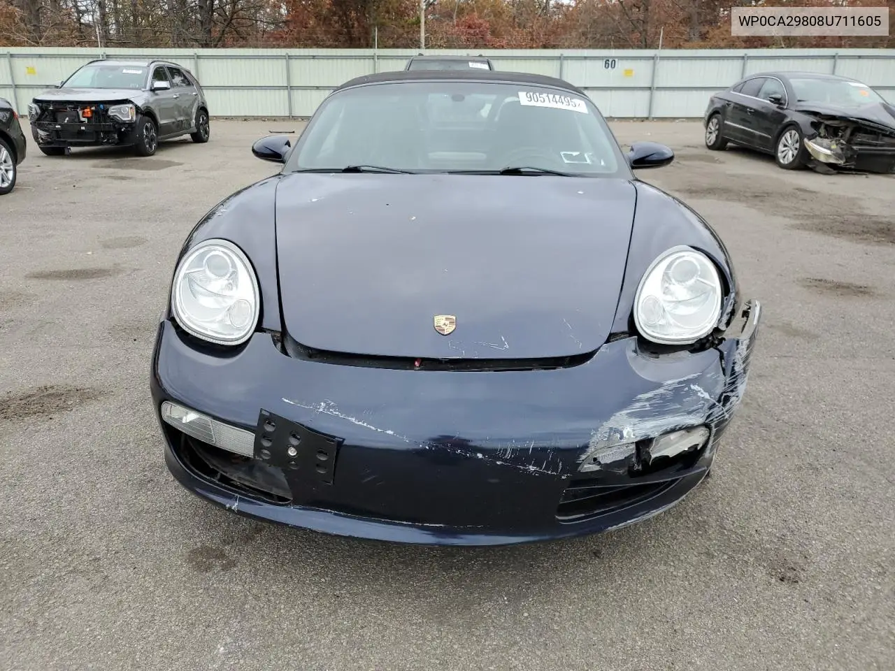 WP0CA29808U711605 2008 Porsche Boxster