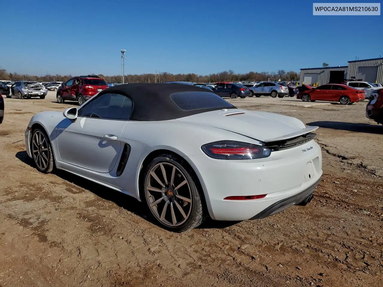 WP0CA2A81MS210630 2021 Porsche Boxster Base