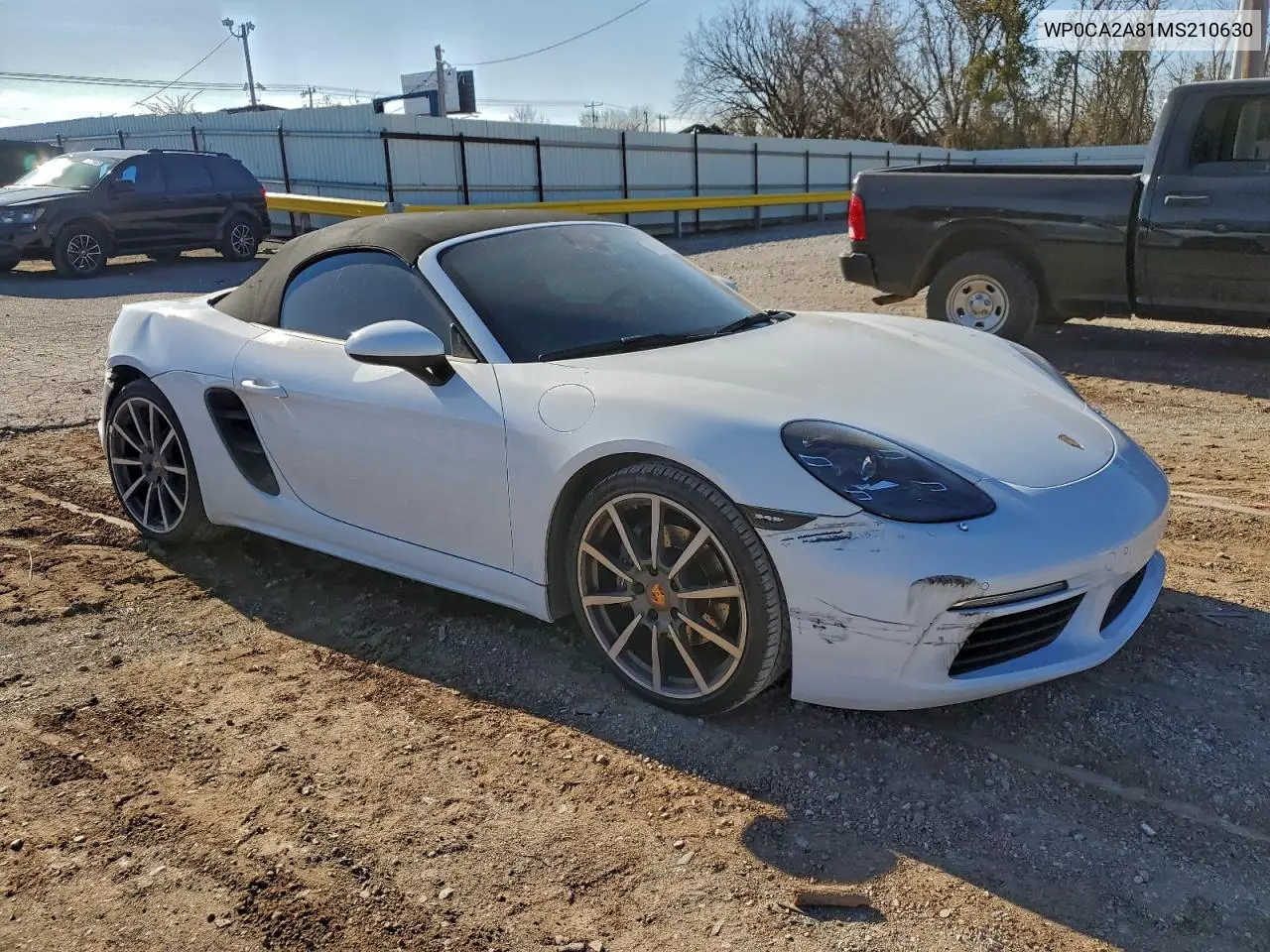 WP0CA2A81MS210630 2021 Porsche Boxster Base