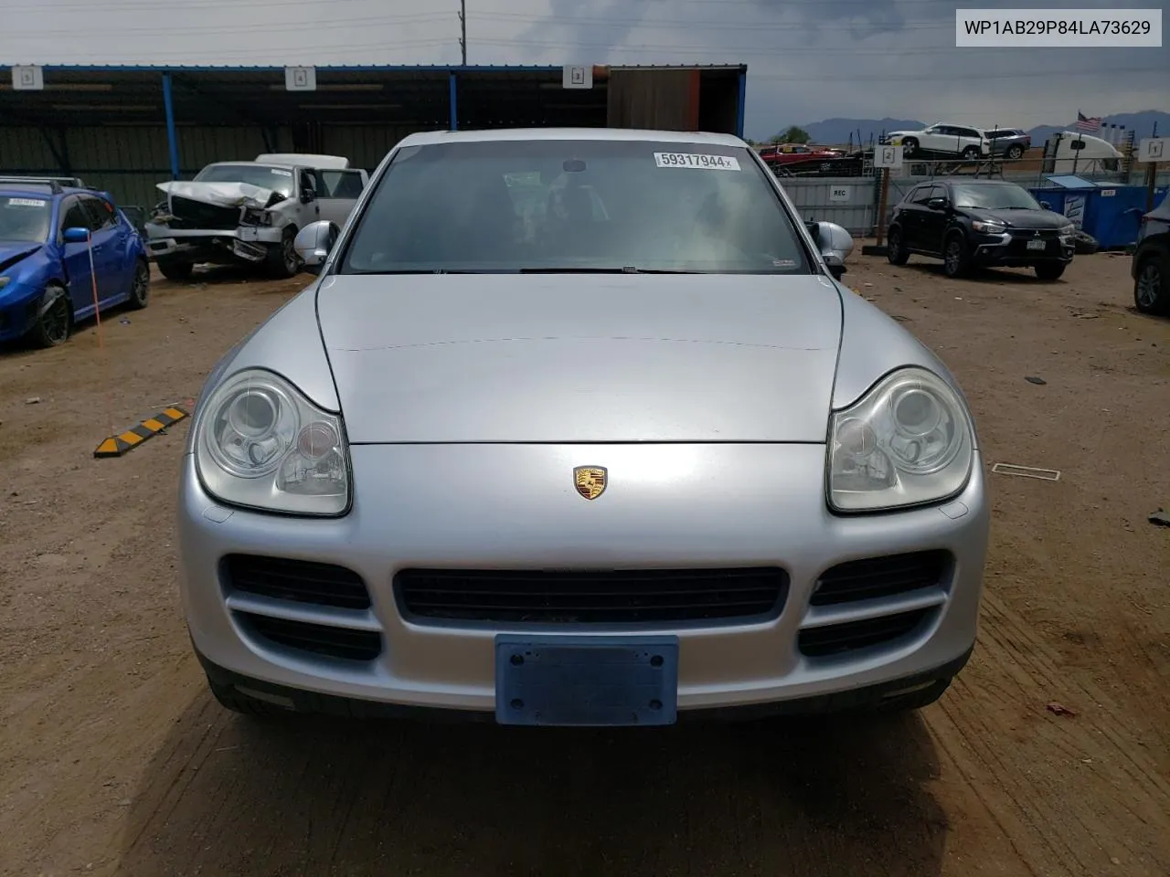 2004 Porsche Cayenne S VIN: WP1AB29P84LA73629 Lot: 59317944