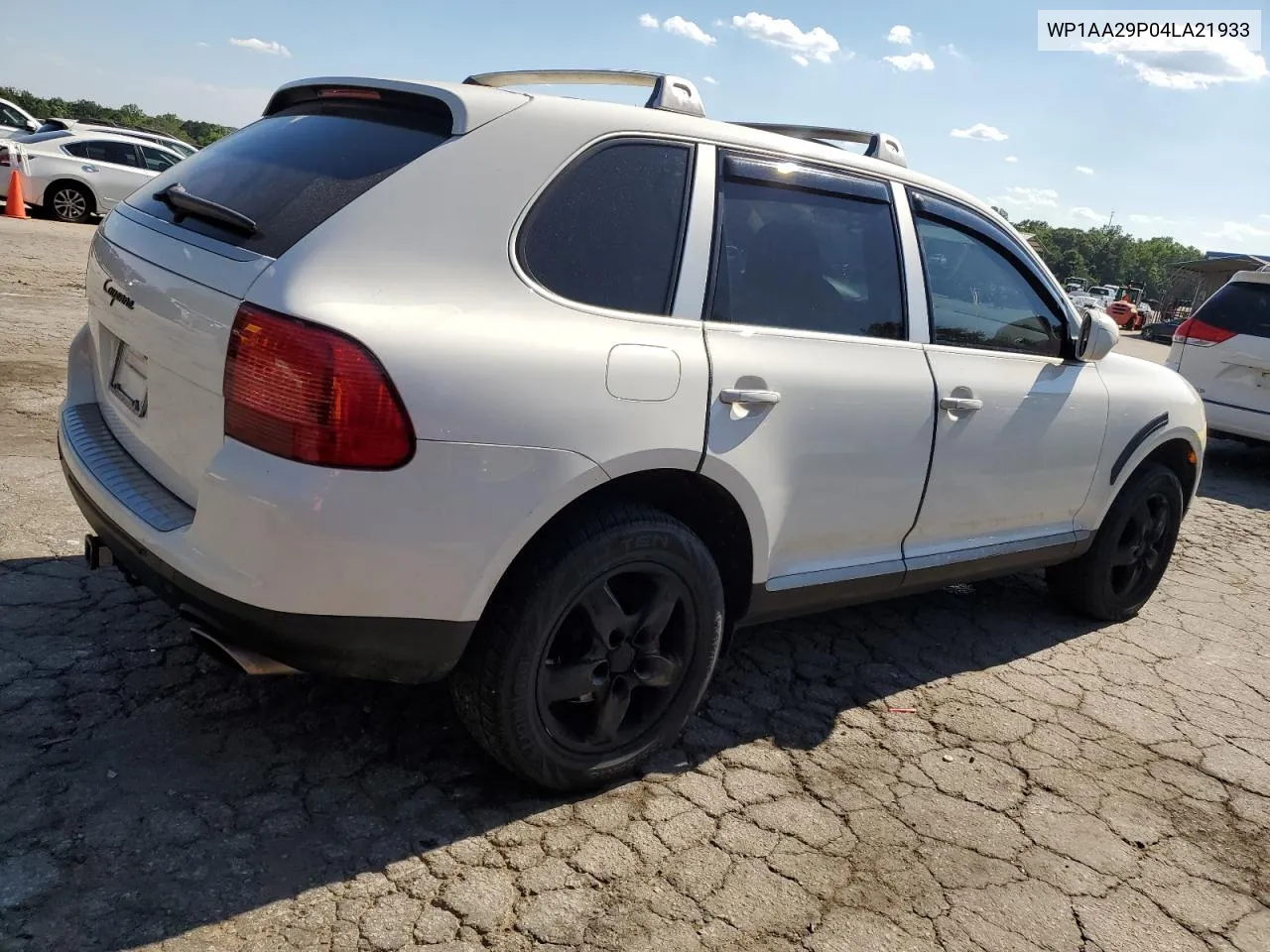 2004 Porsche Cayenne VIN: WP1AA29P04LA21933 Lot: 60050384