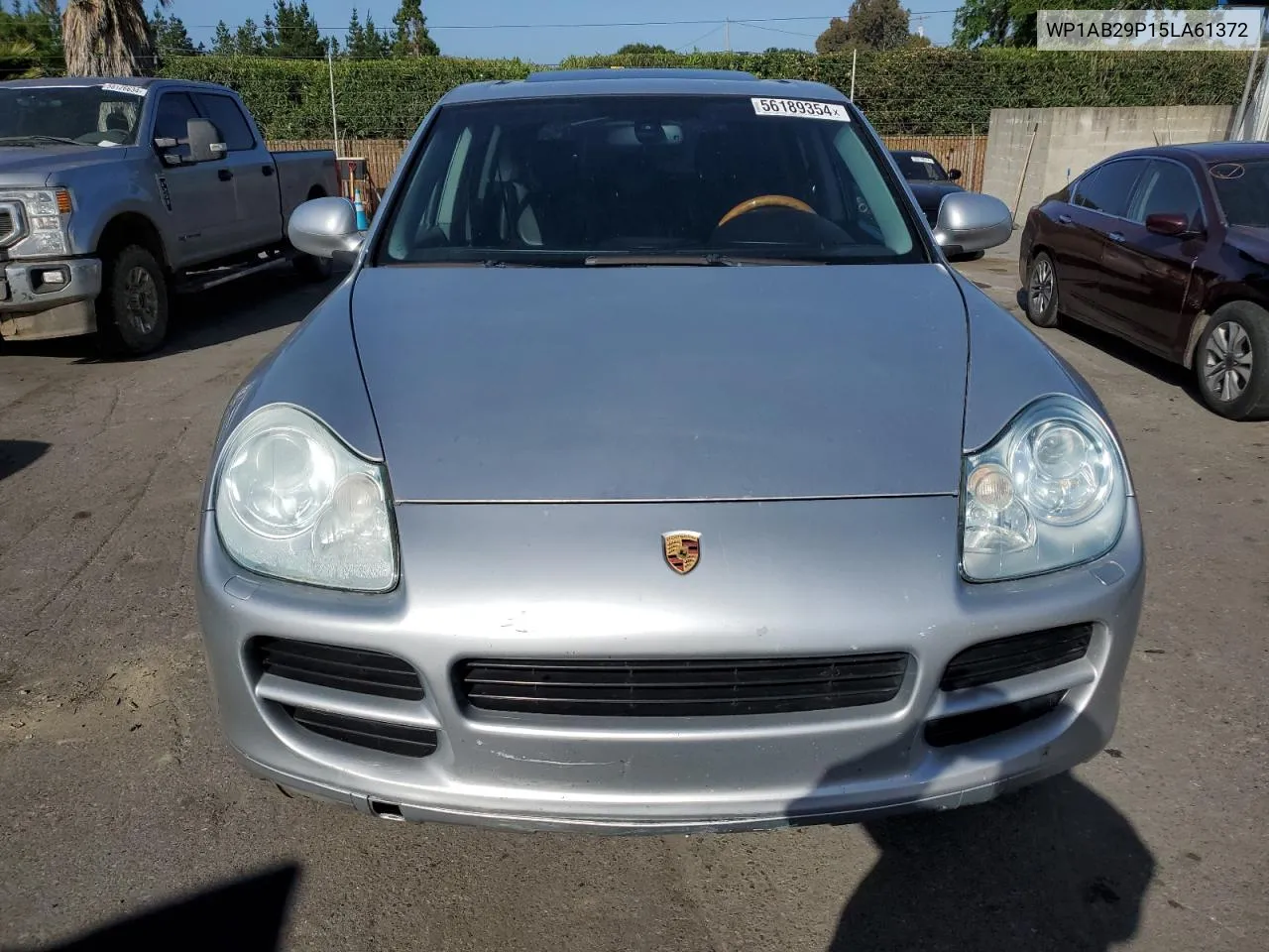 2005 Porsche Cayenne S VIN: WP1AB29P15LA61372 Lot: 56189354