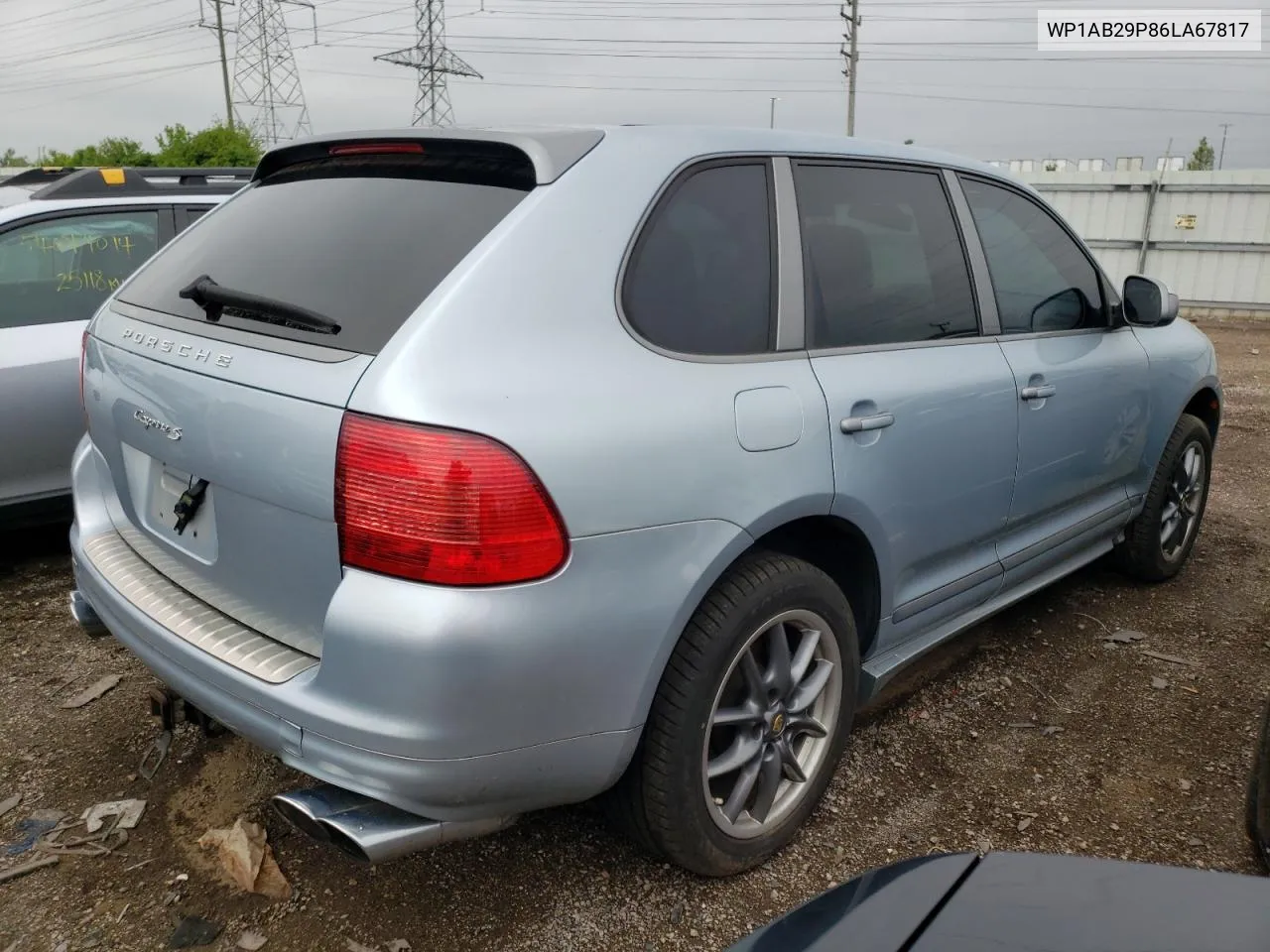 2006 Porsche Cayenne S VIN: WP1AB29P86LA67817 Lot: 54773464