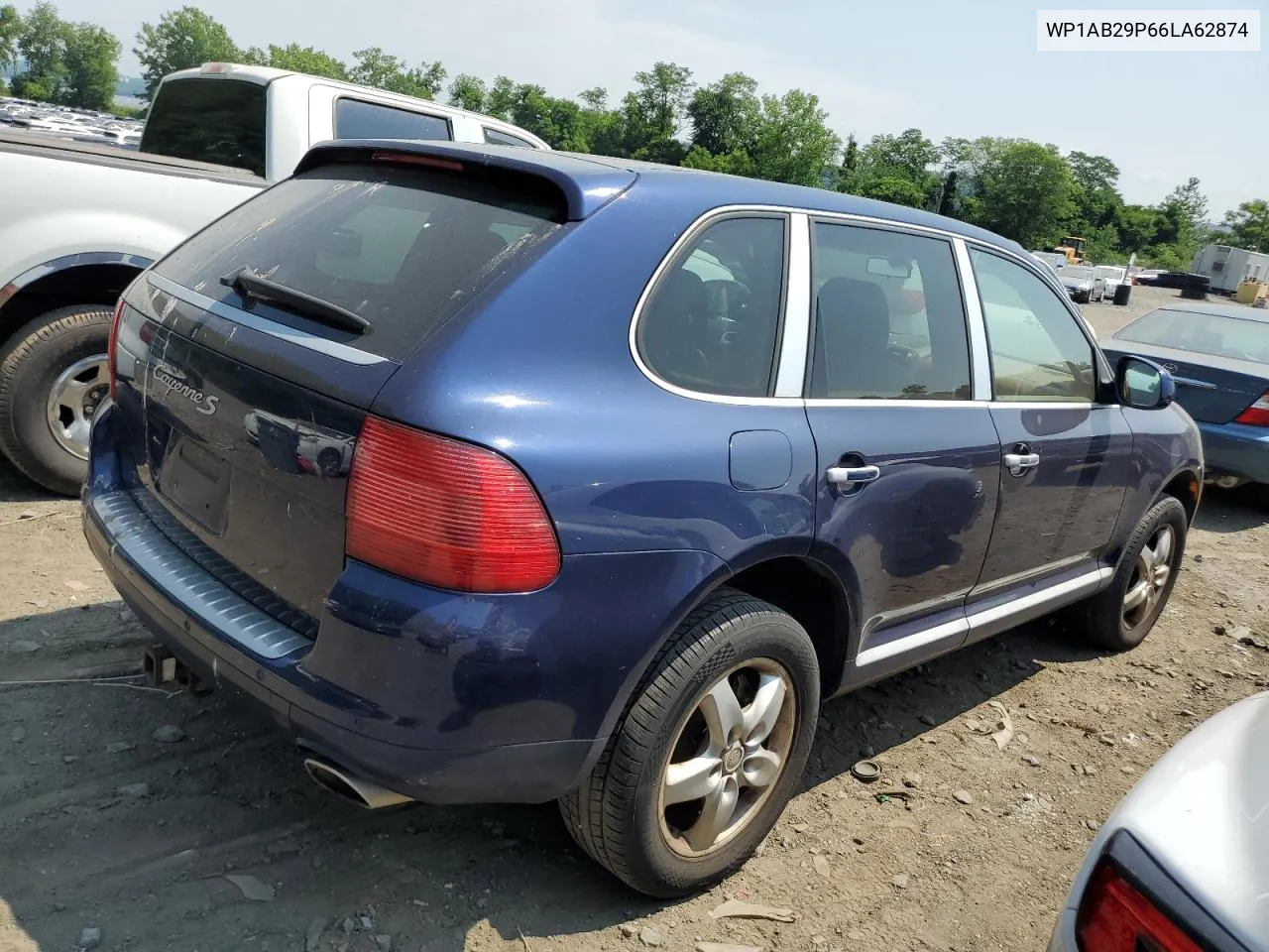 2006 Porsche Cayenne S VIN: WP1AB29P66LA62874 Lot: 59985074