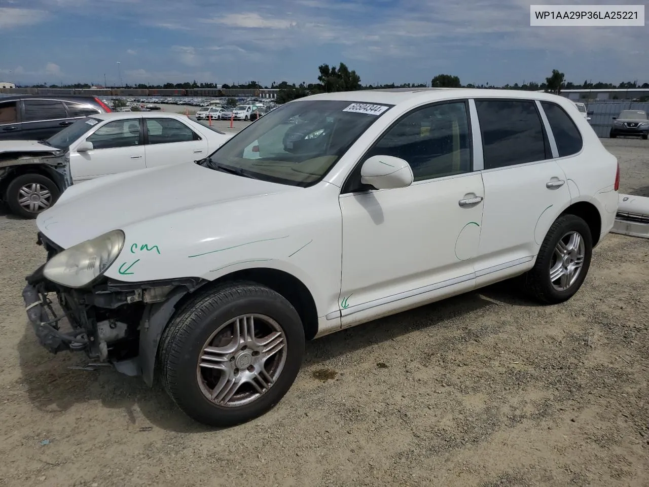 2006 Porsche Cayenne VIN: WP1AA29P36LA25221 Lot: 60504344