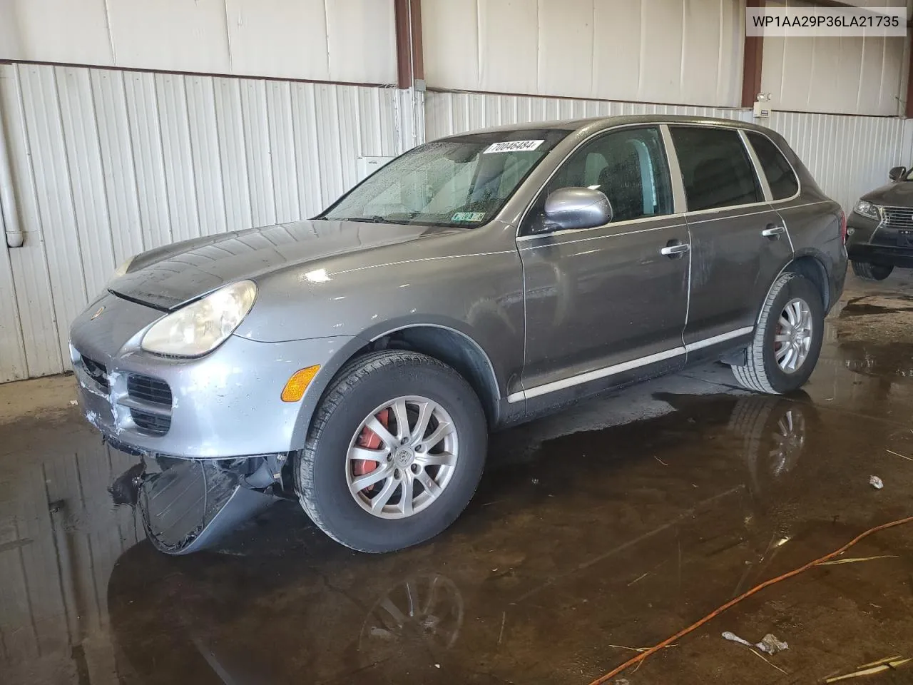 2006 Porsche Cayenne VIN: WP1AA29P36LA21735 Lot: 70046484