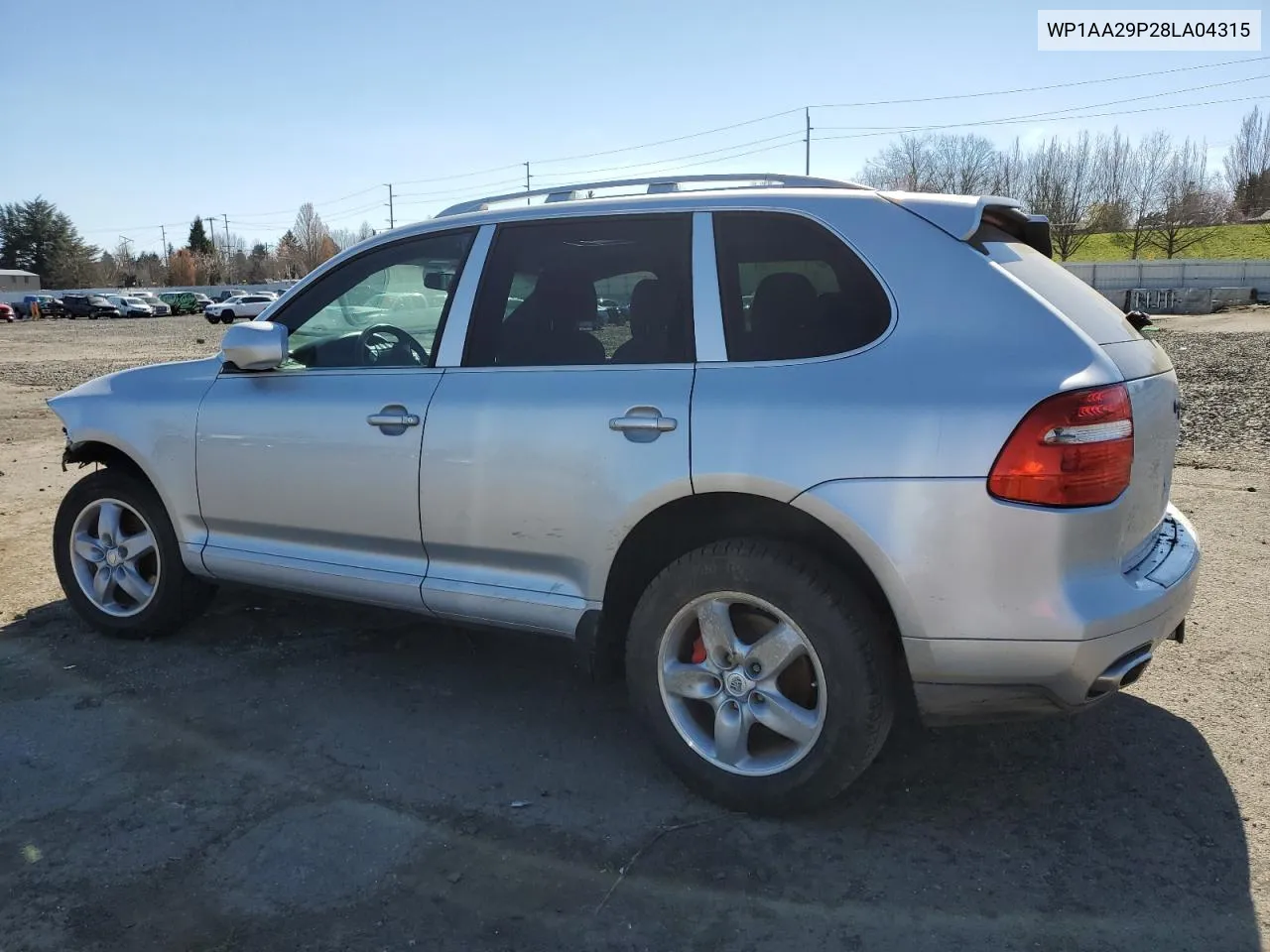 2008 Porsche Cayenne VIN: WP1AA29P28LA04315 Lot: 47039944