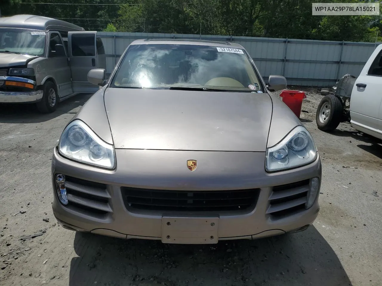 2008 Porsche Cayenne VIN: WP1AA29P78LA15021 Lot: 52187584