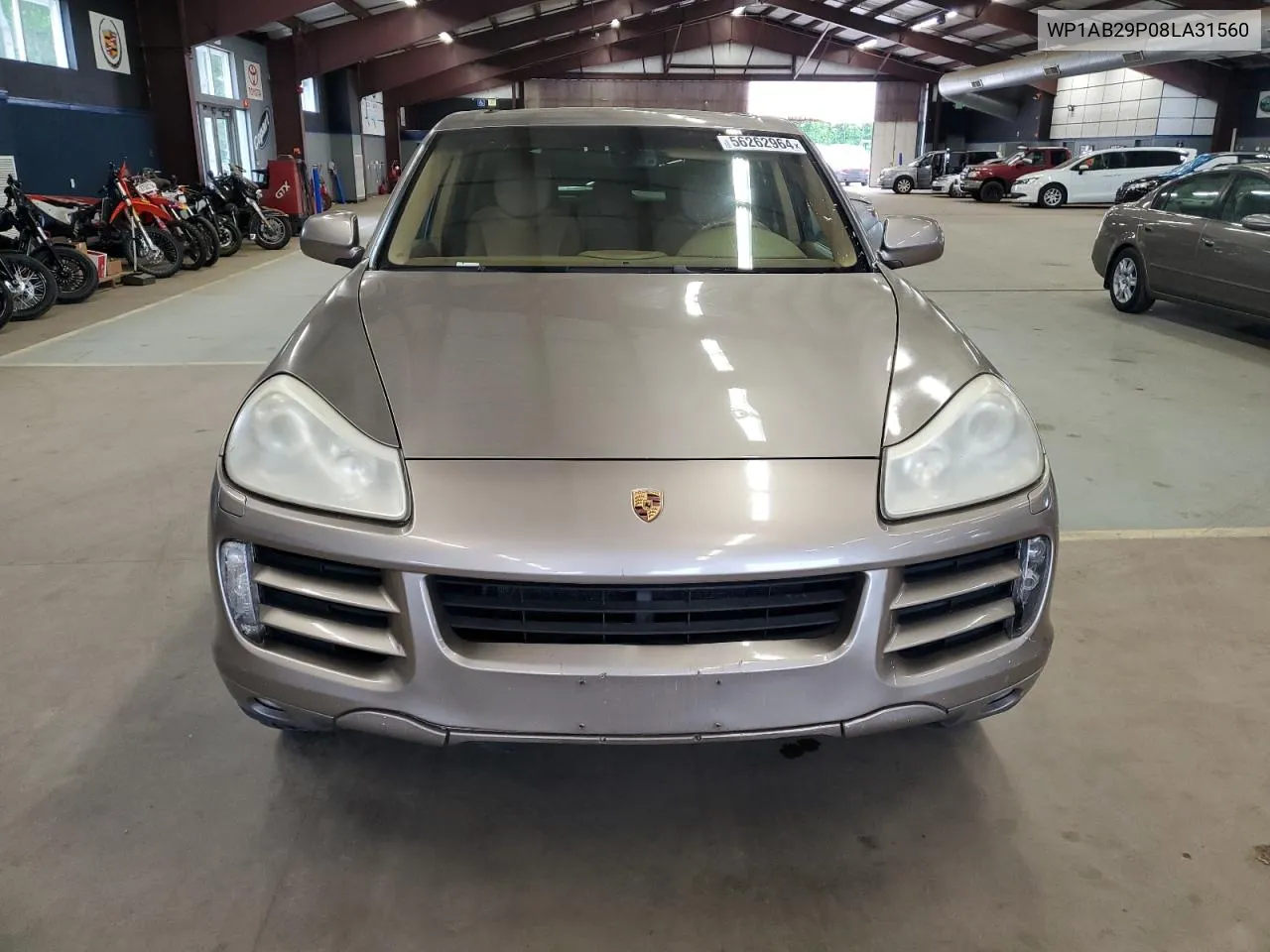 2008 Porsche Cayenne S VIN: WP1AB29P08LA31560 Lot: 56262964