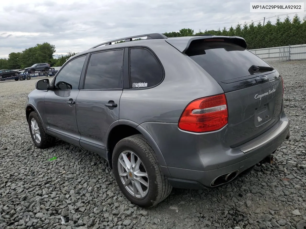 2008 Porsche Cayenne Turbo VIN: WP1AC29P98LA92922 Lot: 58363714