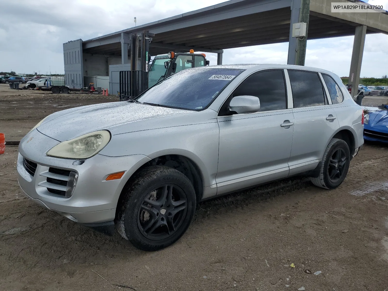 2008 Porsche Cayenne S VIN: WP1AB29P18LA37500 Lot: 58467564