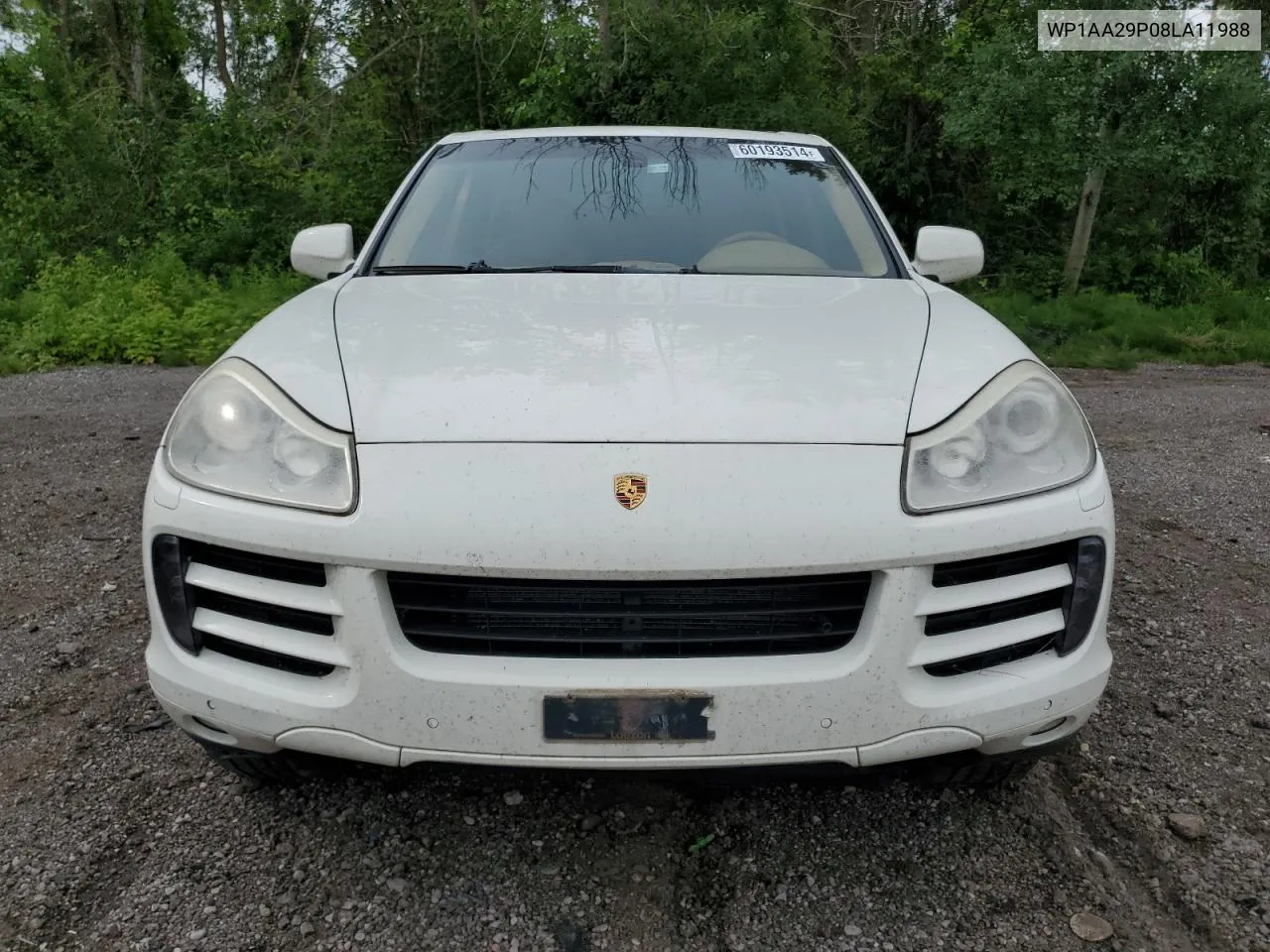 2008 Porsche Cayenne VIN: WP1AA29P08LA11988 Lot: 60193514