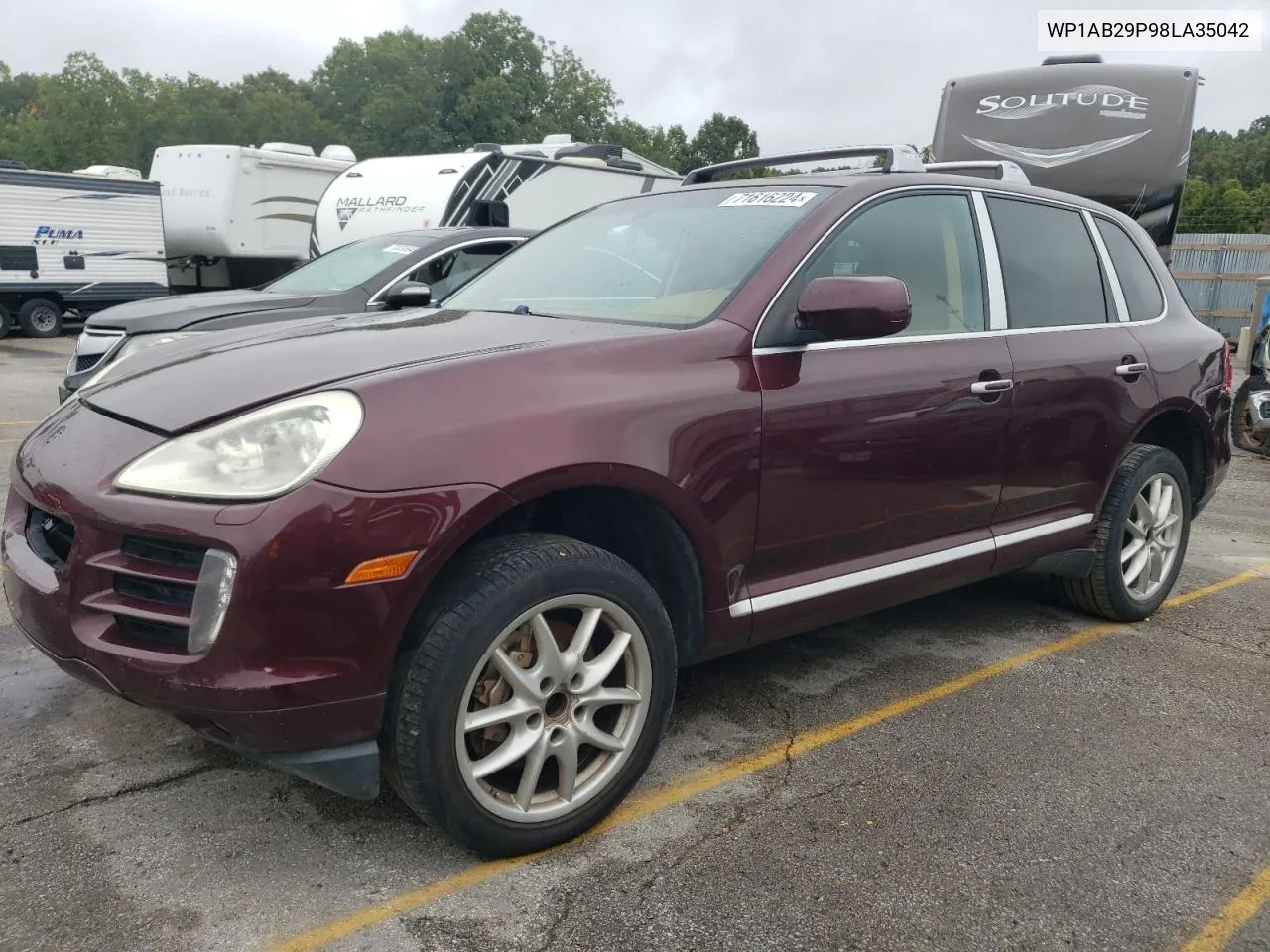 2008 Porsche Cayenne S VIN: WP1AB29P98LA35042 Lot: 71616224