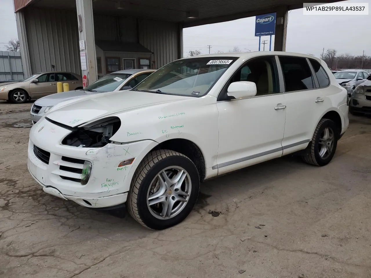 WP1AB29P89LA43537 2009 Porsche Cayenne S