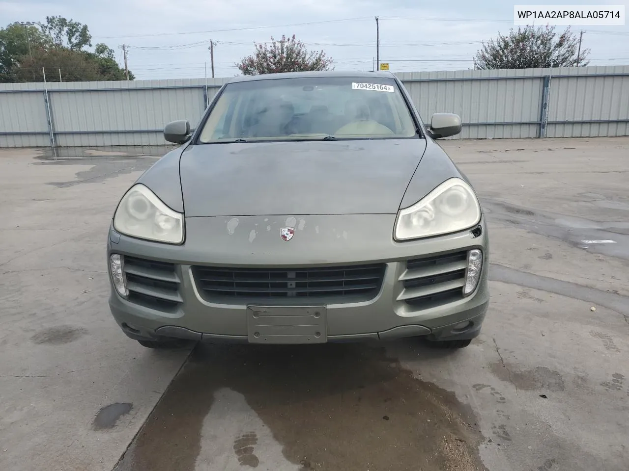 2010 Porsche Cayenne VIN: WP1AA2AP8ALA05714 Lot: 70425164