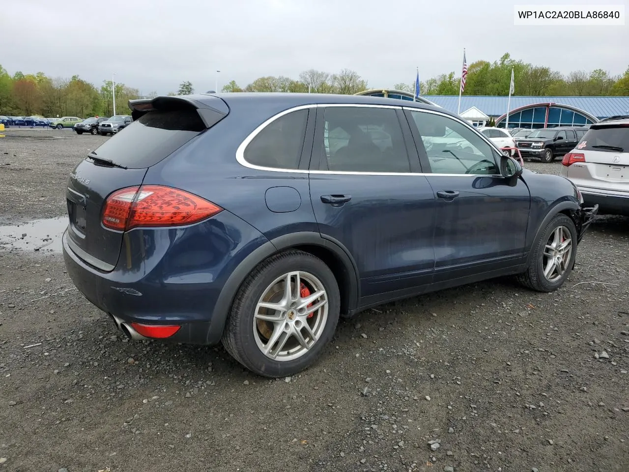 2011 Porsche Cayenne Turbo VIN: WP1AC2A20BLA86840 Lot: 53096554