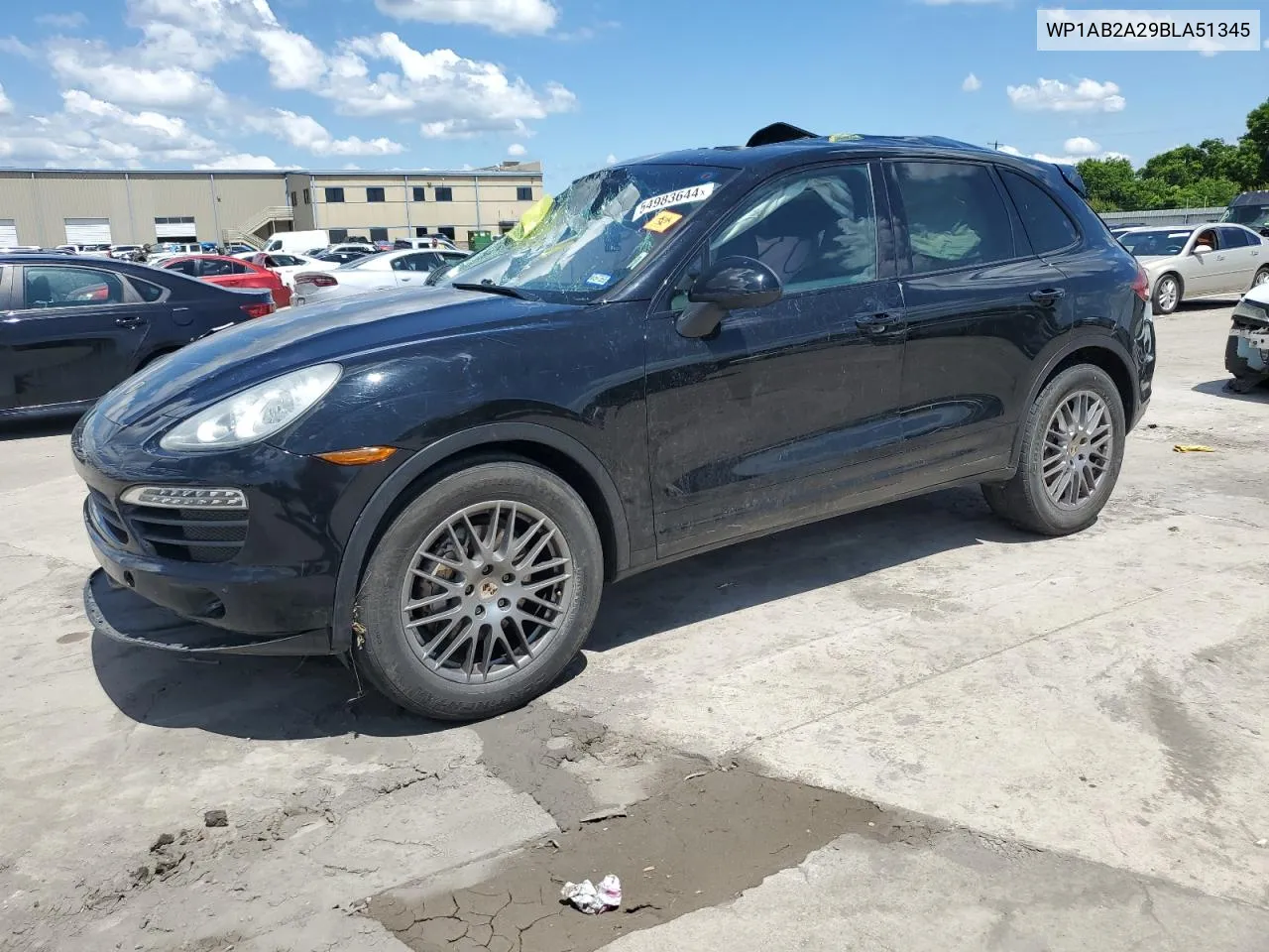 2011 Porsche Cayenne S VIN: WP1AB2A29BLA51345 Lot: 54983644