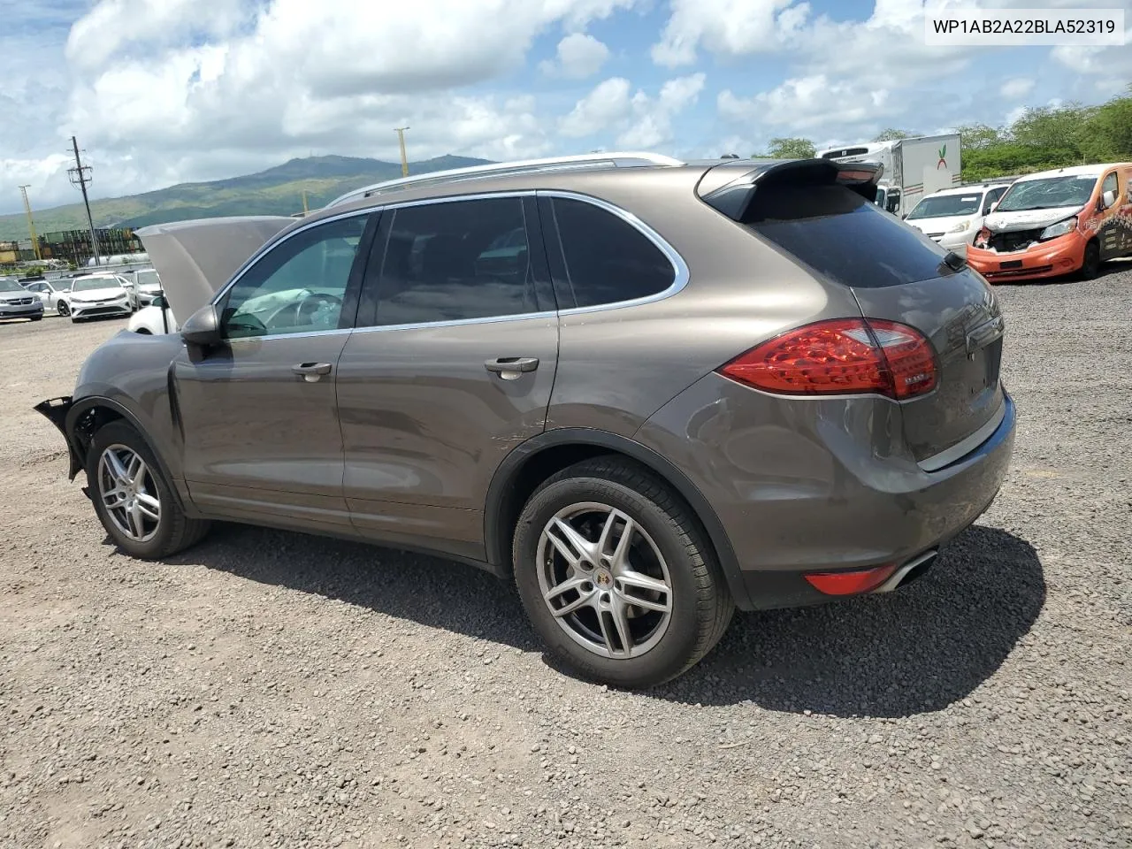 2011 Porsche Cayenne S VIN: WP1AB2A22BLA52319 Lot: 56751094