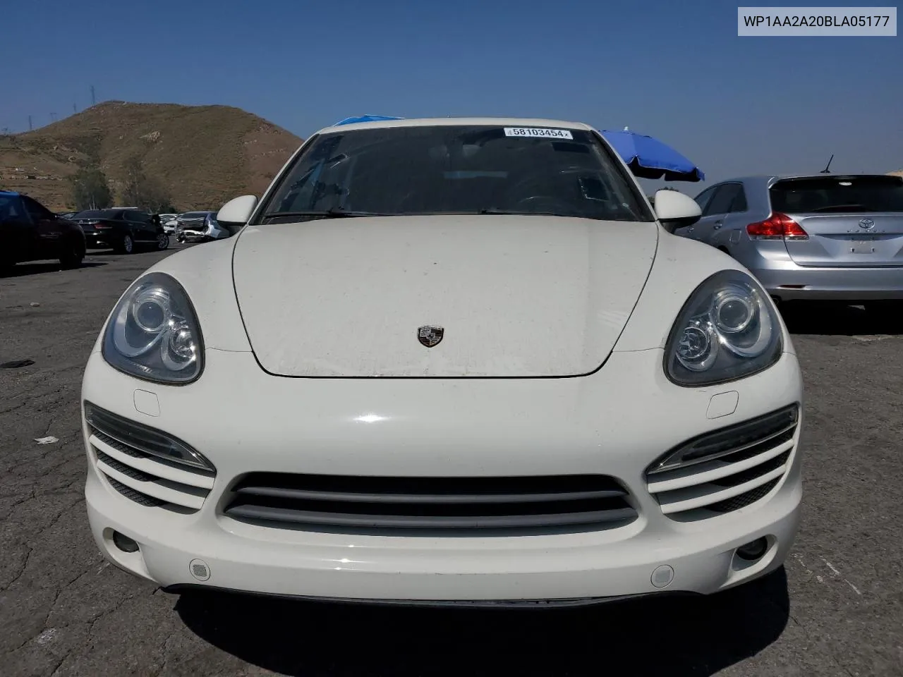 2011 Porsche Cayenne VIN: WP1AA2A20BLA05177 Lot: 58103454