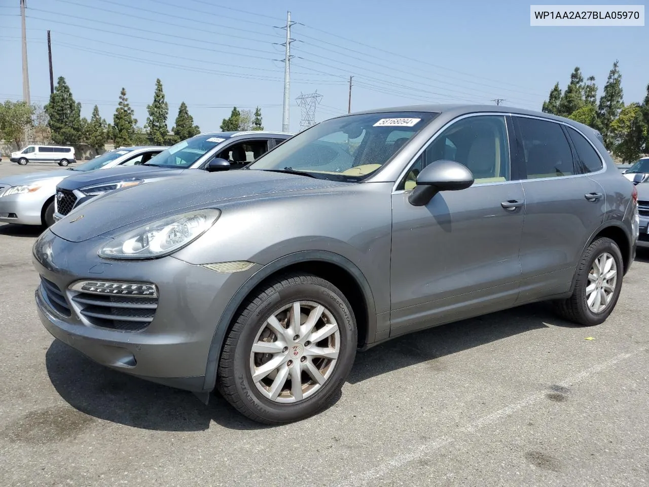 2011 Porsche Cayenne VIN: WP1AA2A27BLA05970 Lot: 58168094