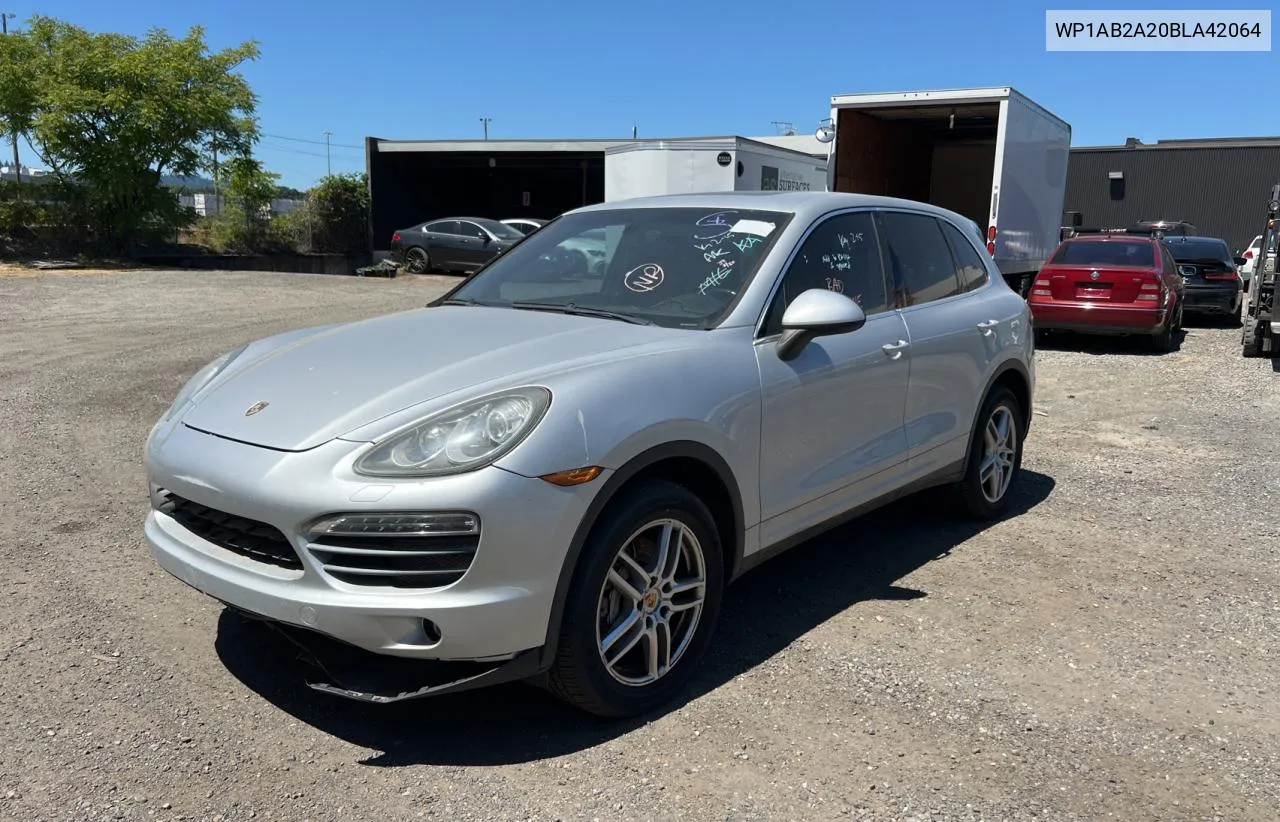 2011 Porsche Cayenne S VIN: WP1AB2A20BLA42064 Lot: 63700714