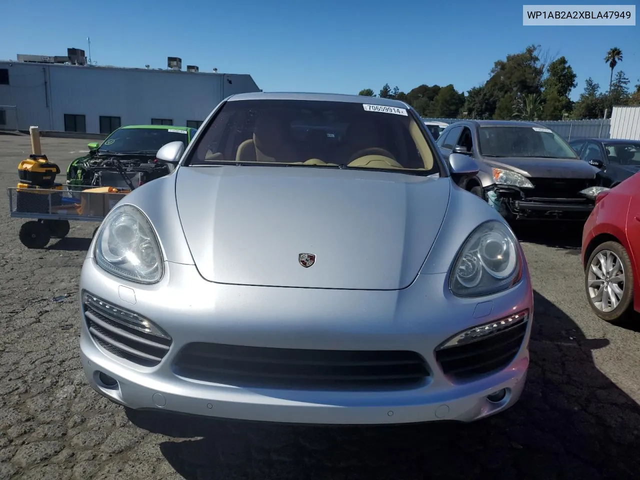 2011 Porsche Cayenne S VIN: WP1AB2A2XBLA47949 Lot: 70659914