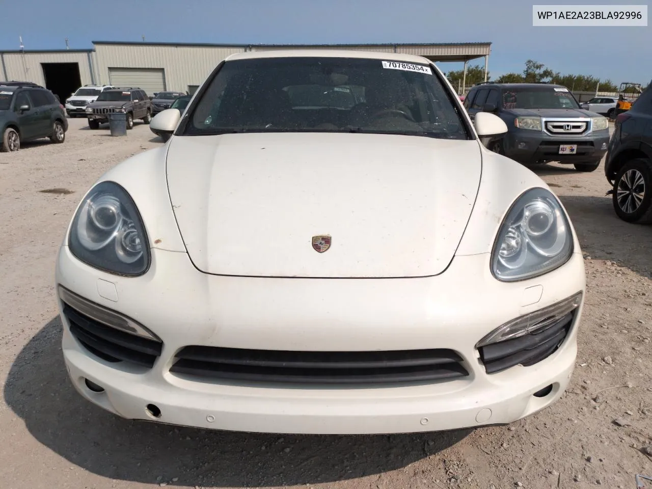 2011 Porsche Cayenne S Hybrid VIN: WP1AE2A23BLA92996 Lot: 70785354