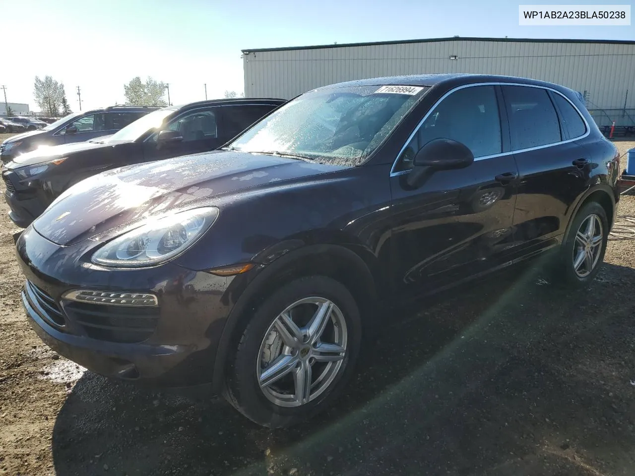 2011 Porsche Cayenne S VIN: WP1AB2A23BLA50238 Lot: 71626994