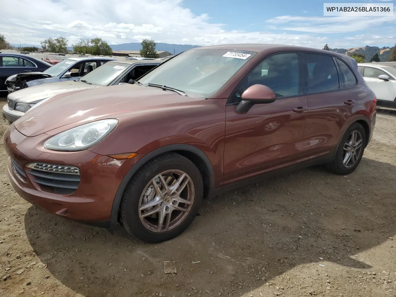 2011 Porsche Cayenne S VIN: WP1AB2A26BLA51366 Lot: 71755454