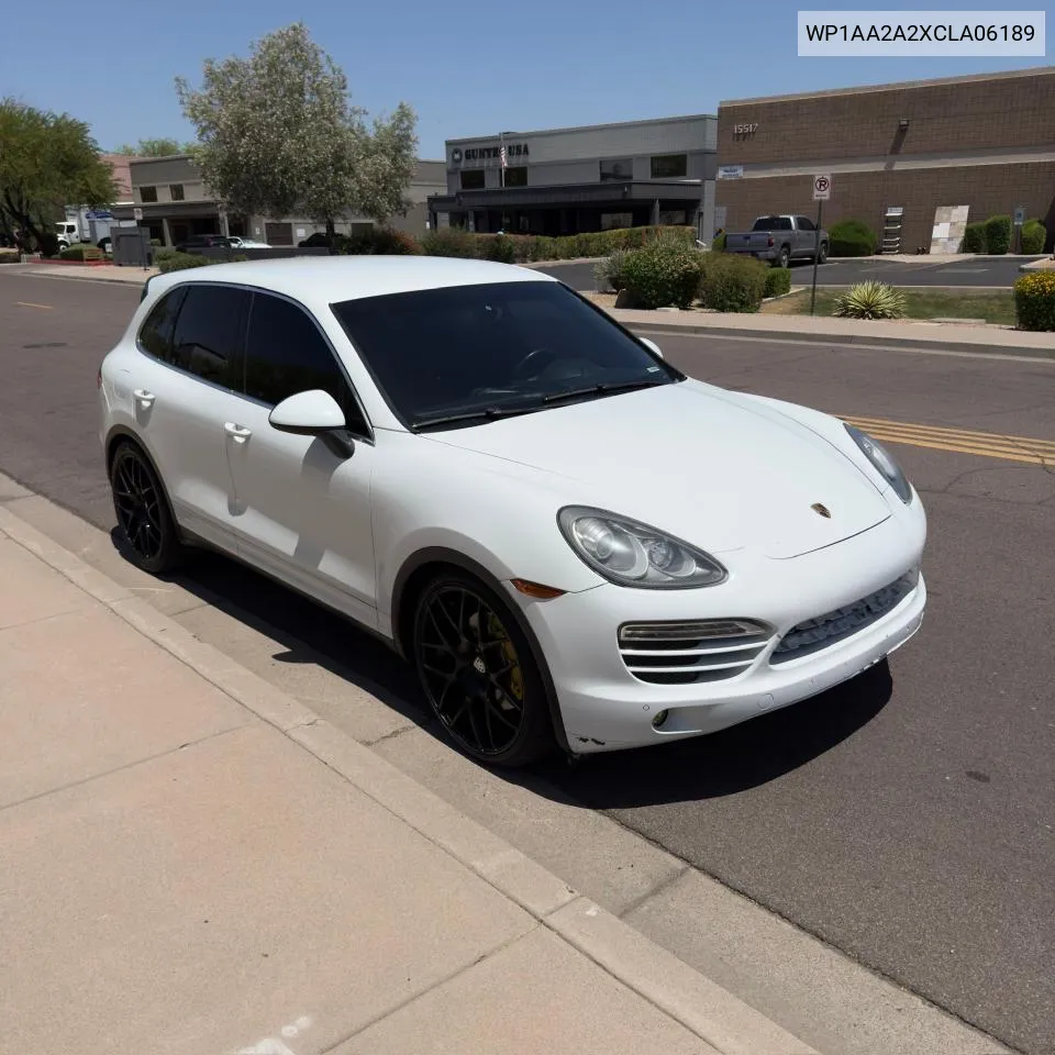 2012 Porsche Cayenne VIN: WP1AA2A2XCLA06189 Lot: 54438194