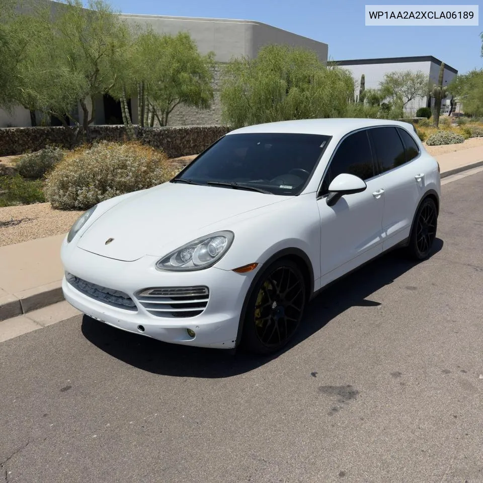 2012 Porsche Cayenne VIN: WP1AA2A2XCLA06189 Lot: 54438194