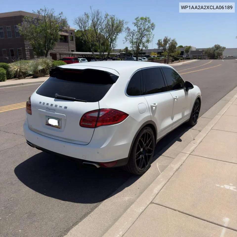 2012 Porsche Cayenne VIN: WP1AA2A2XCLA06189 Lot: 54438194