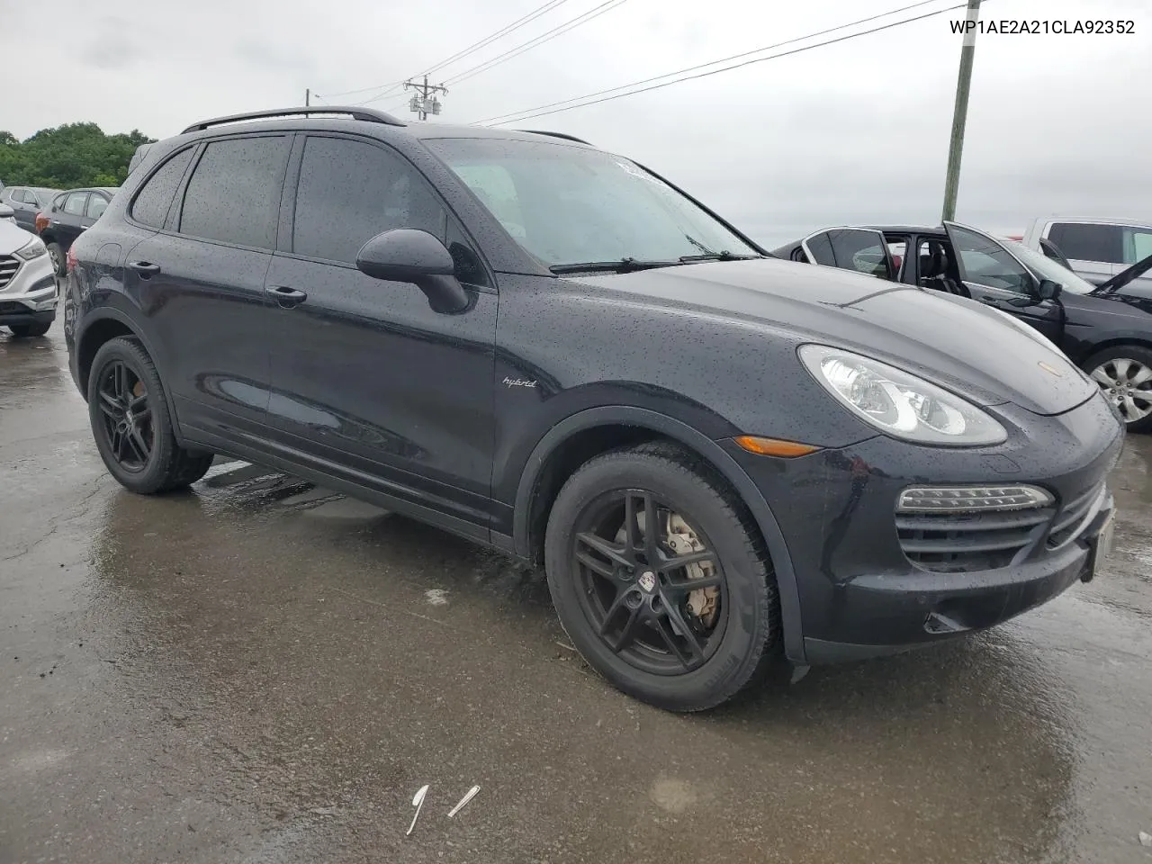 2012 Porsche Cayenne S Hybrid VIN: WP1AE2A21CLA92352 Lot: 54797064