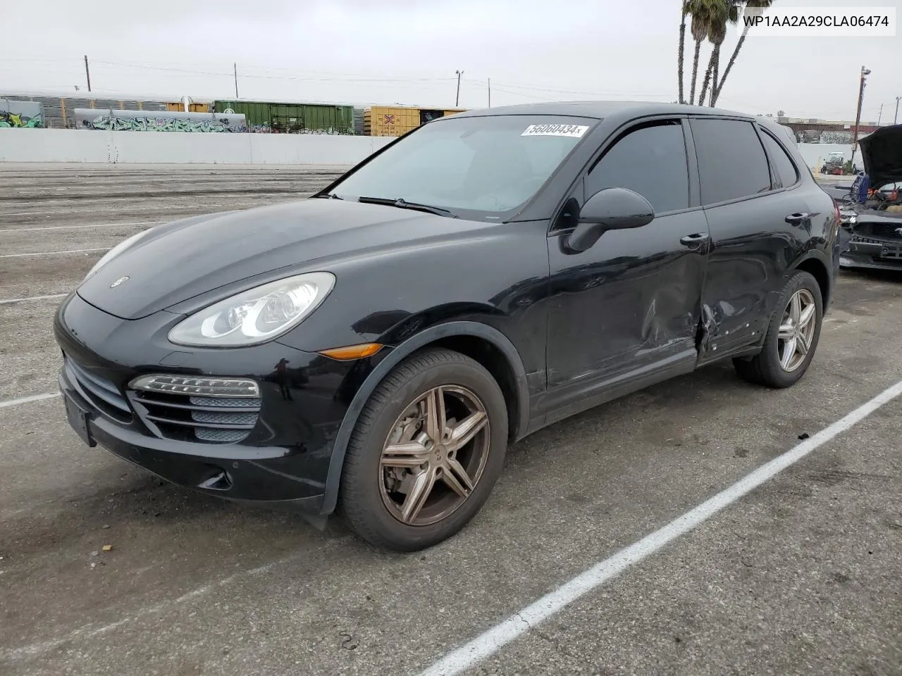 2012 Porsche Cayenne VIN: WP1AA2A29CLA06474 Lot: 56060434