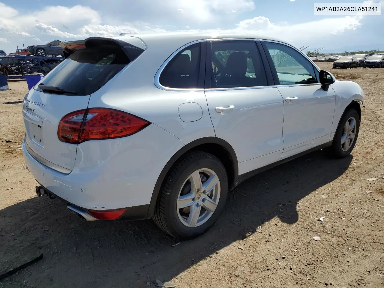 2012 Porsche Cayenne S VIN: WP1AB2A26CLA51241 Lot: 56406974