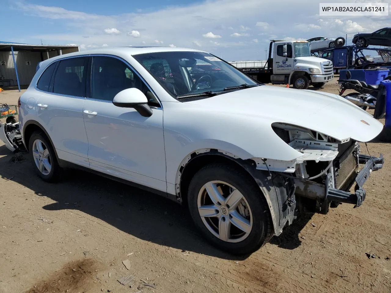 2012 Porsche Cayenne S VIN: WP1AB2A26CLA51241 Lot: 56406974