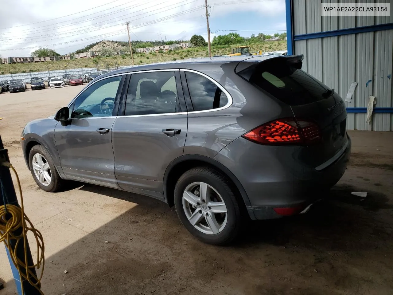 WP1AE2A22CLA93154 2012 Porsche Cayenne S Hybrid