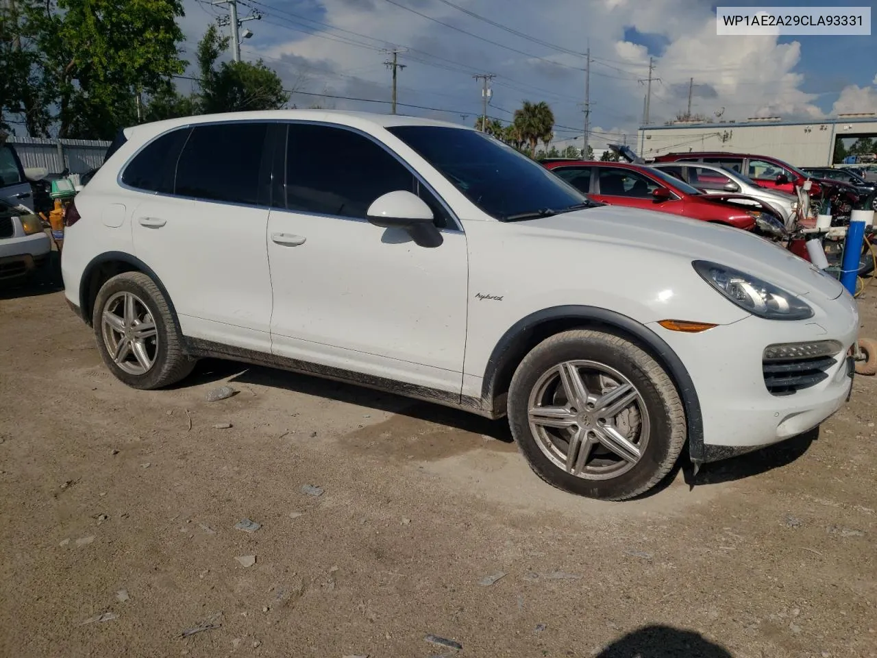 2012 Porsche Cayenne S Hybrid VIN: WP1AE2A29CLA93331 Lot: 60725754