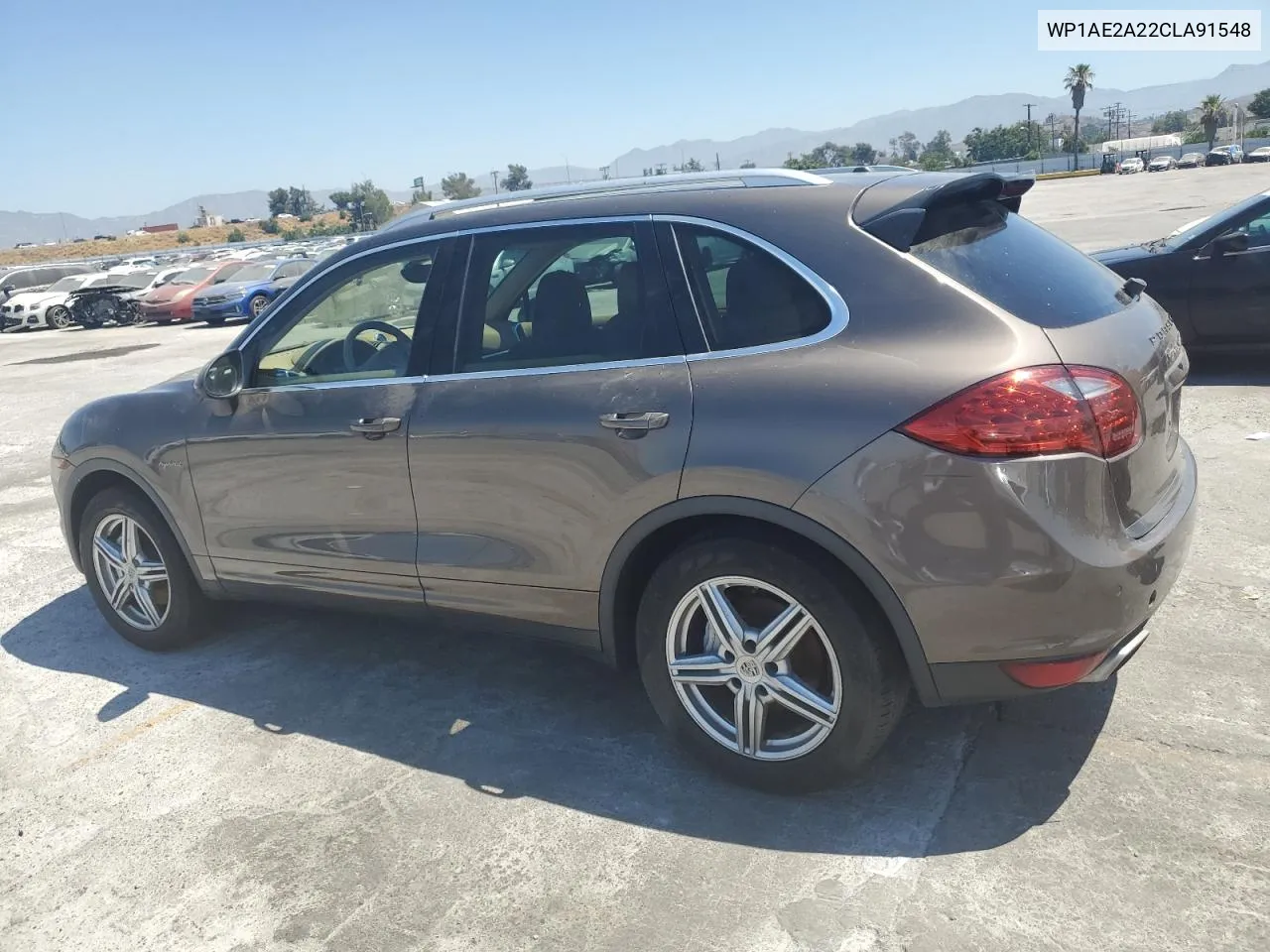 2012 Porsche Cayenne S Hybrid VIN: WP1AE2A22CLA91548 Lot: 61851594