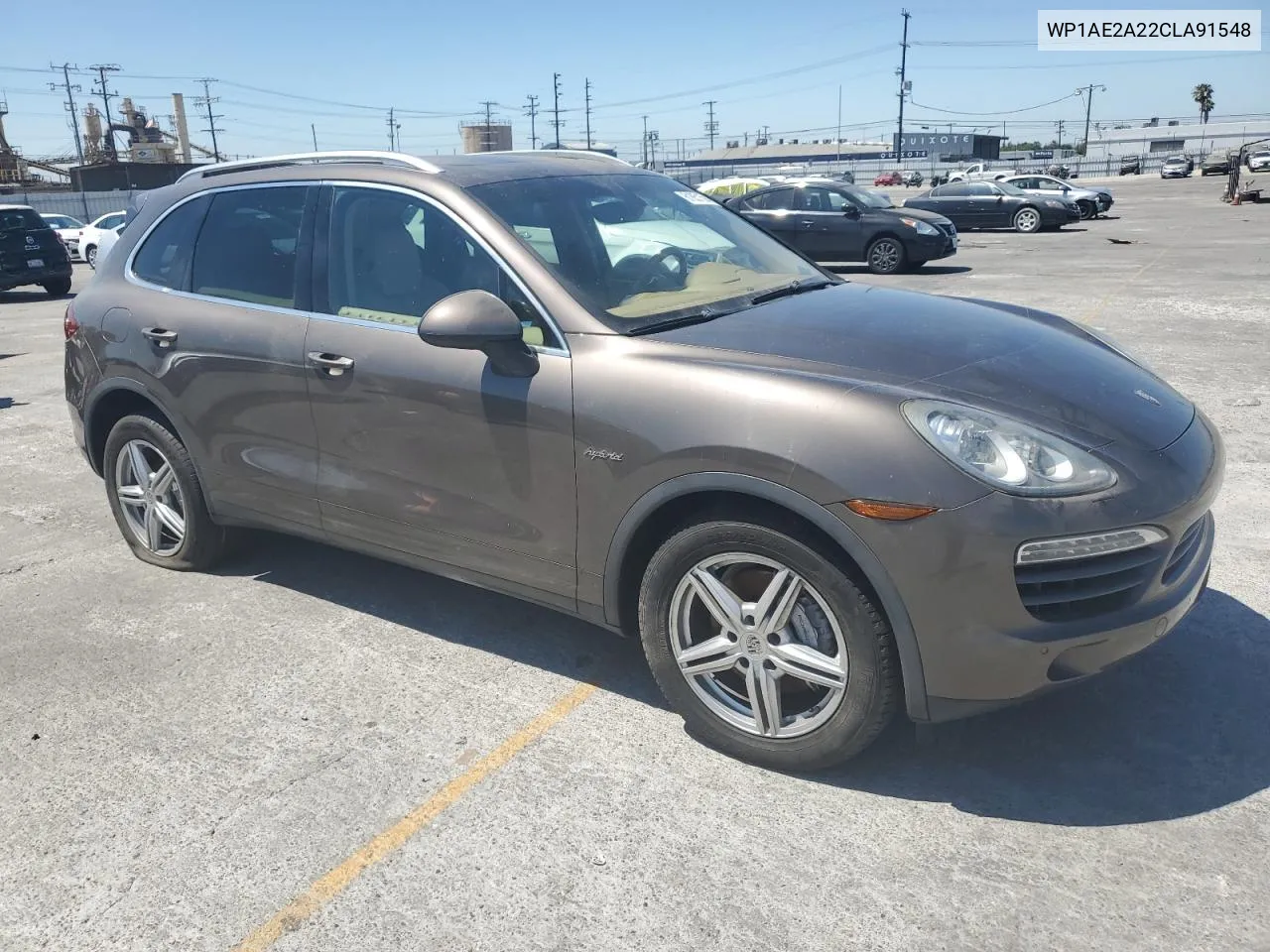 2012 Porsche Cayenne S Hybrid VIN: WP1AE2A22CLA91548 Lot: 61851594